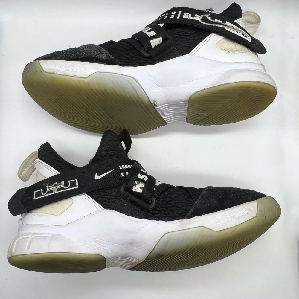 Nike Lebron Soldier 12 Witness Black & White Sneakers
